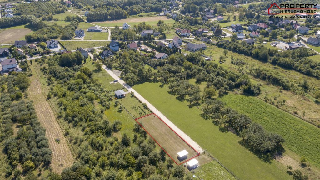 Działka budowlana 840m2, Łagiewniki