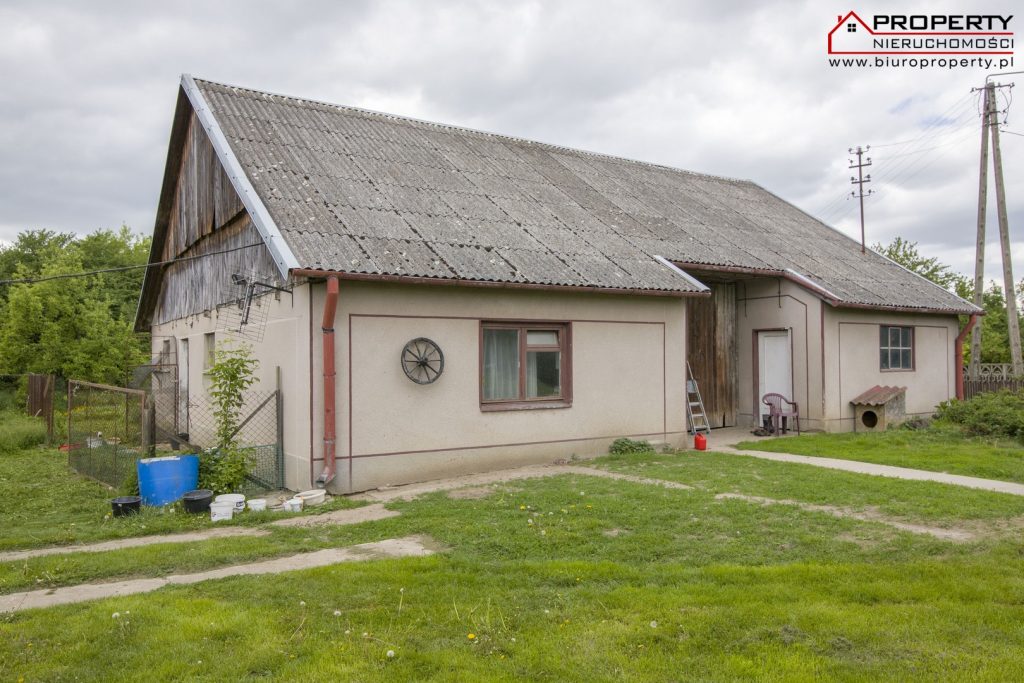 Dom 120m2 na działce 1,06ha, Podzamcze gmina Nowy Korczyn