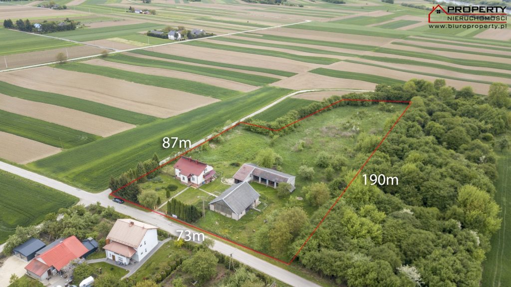 Dom 120m2 na działce 1,06ha, Podzamcze gmina Nowy Korczyn