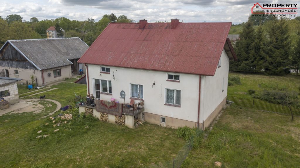 Dom 120m2 na działce 1,06ha, Podzamcze gmina Nowy Korczyn