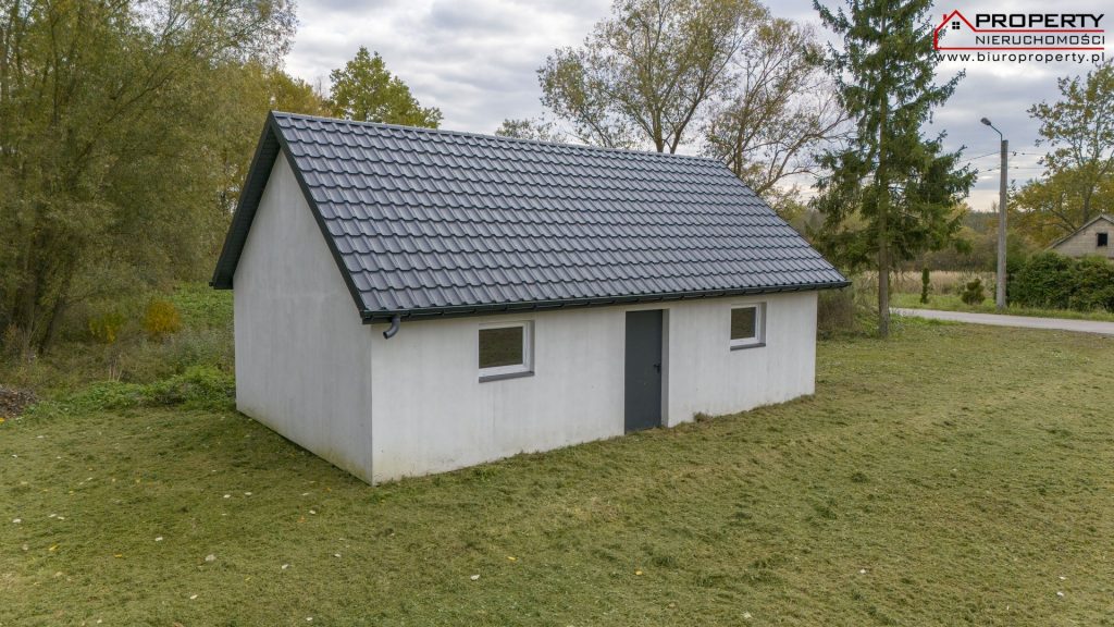 Budynek gospodarczy 70m2 na działce 900m2, Harmoniny gm. Nowy Korczyn