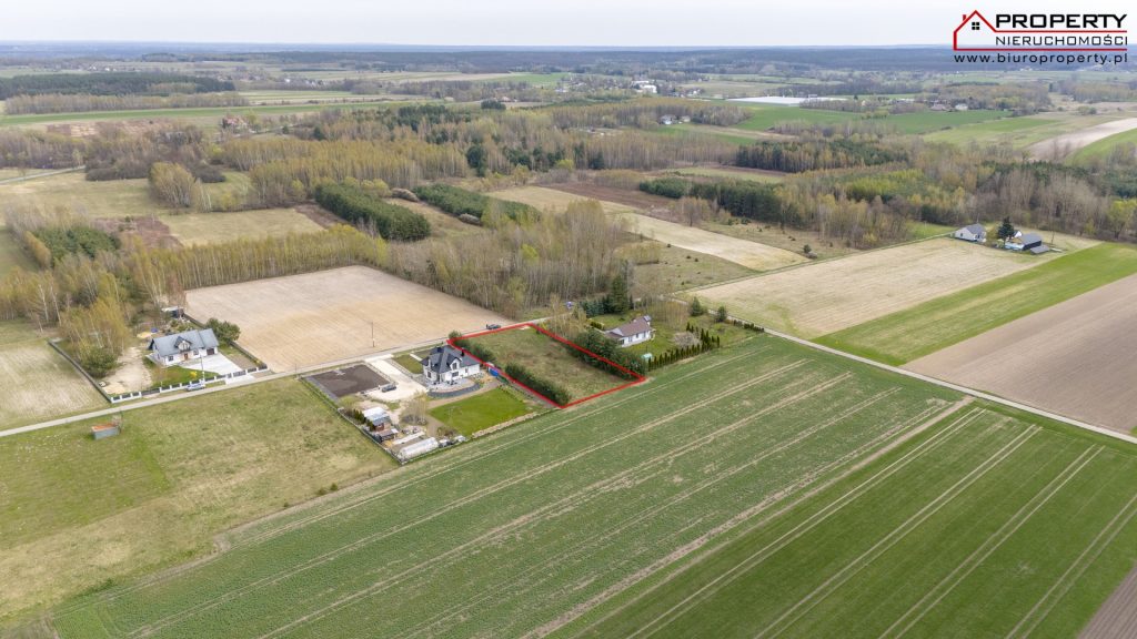 Działka budowlana 1610m2 – Zborówek, gmina Pacanów