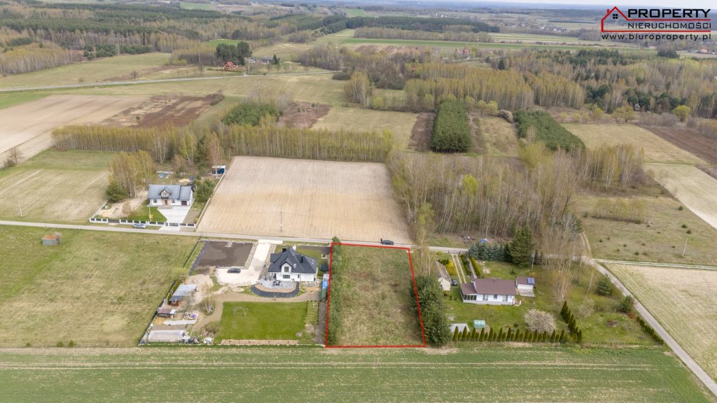 Działka budowlana 1610m2 – Zborówek, gmina Pacanów