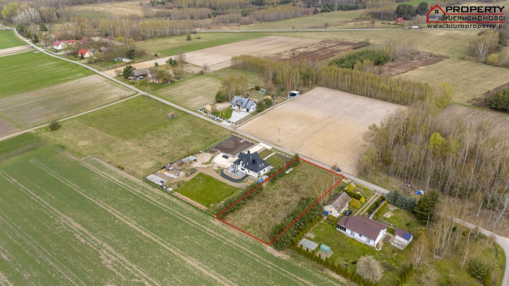 Działka budowlana 1610m2 – Zborówek, gmina Pacanów