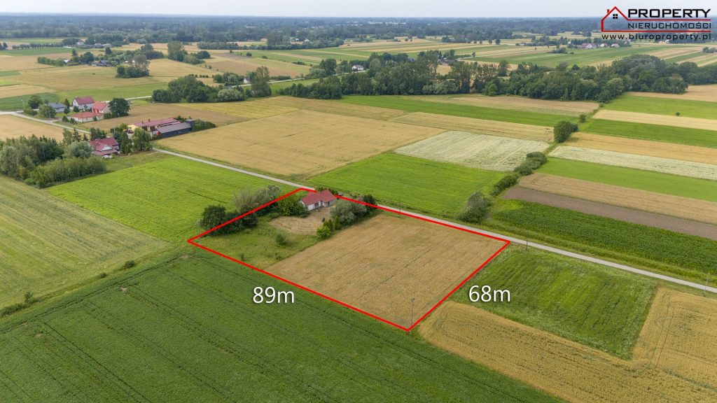 Dom 90m2 na działce 6100m2, Oblekoń, gmina Pacanów