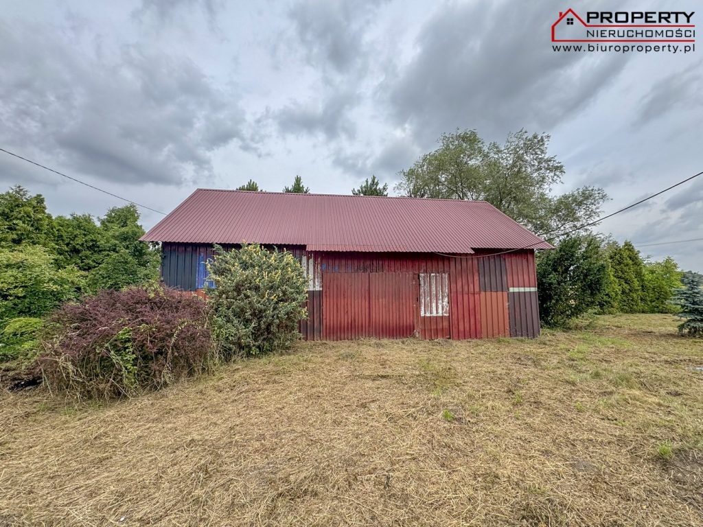 Dom 90m2 na działce 6100m2, Oblekoń, gmina Pacanów