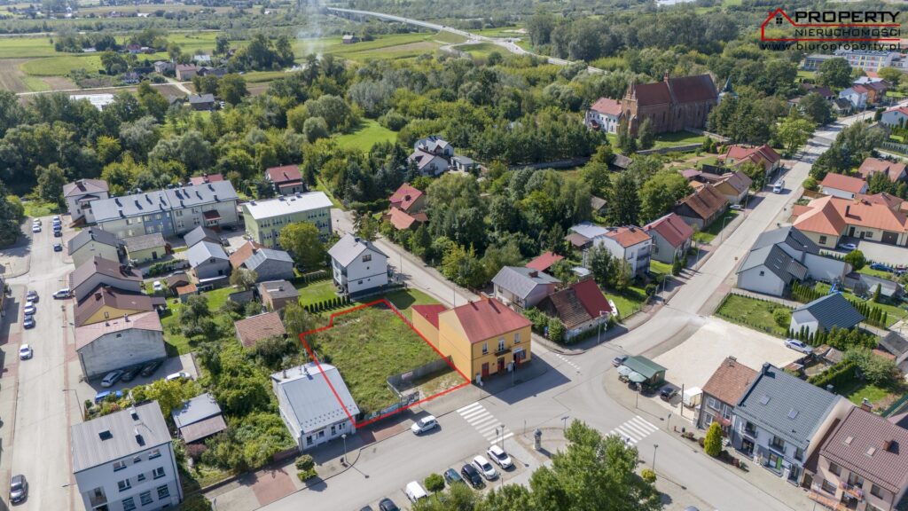 Działka inwestycyjna 731 m² – centrum Nowego Korczyna