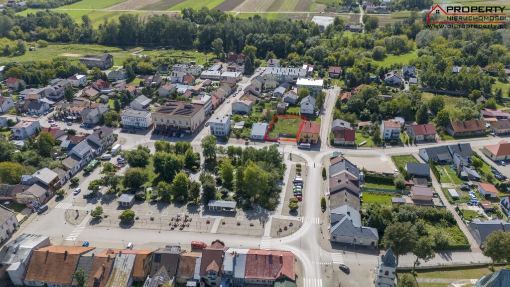 Działka inwestycyjna 731 m² – centrum Nowego Korczyna