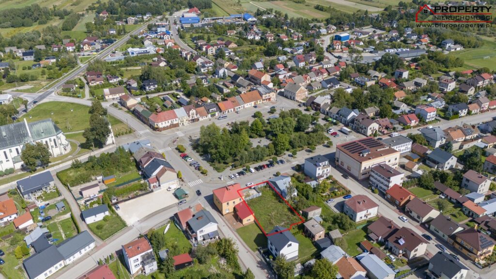 Działka inwestycyjna 731 m² – centrum Nowego Korczyna