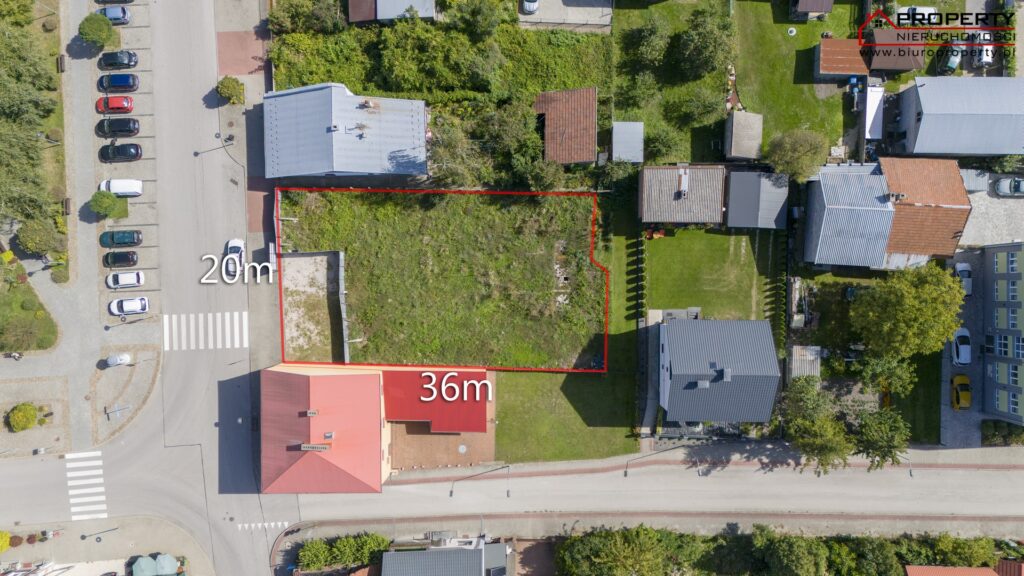 Działka inwestycyjna 731 m² – centrum Nowego Korczyna