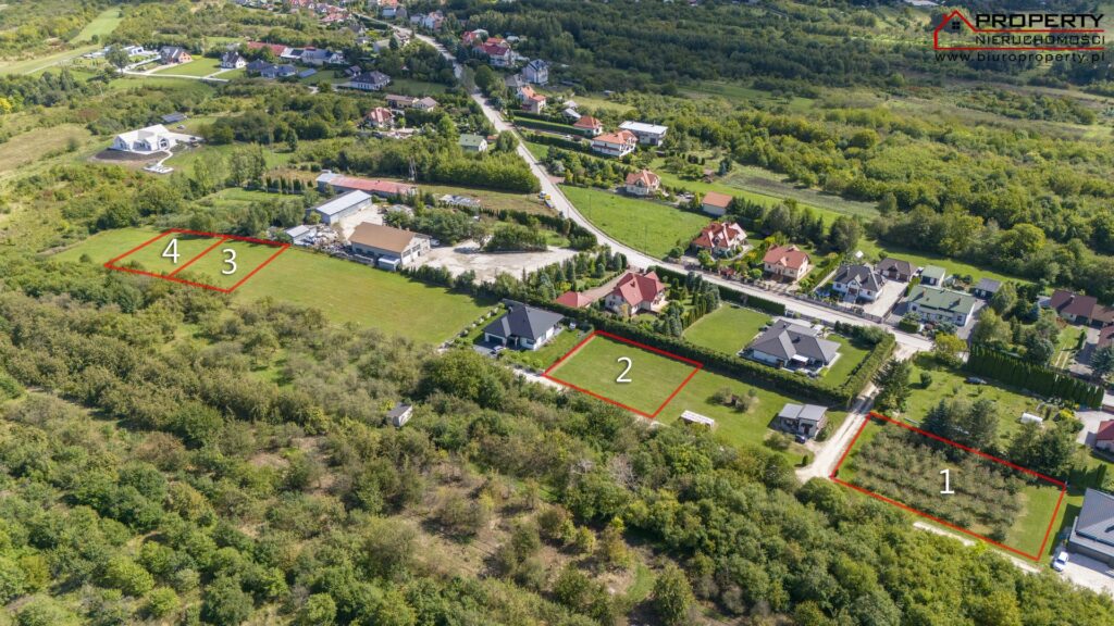 Działki budowlane 1000m² – 1211m² – Busko-Zdrój, ul. Pileckiego