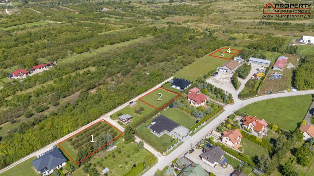 Działki budowlane 1000m² – 1211m² – Busko-Zdrój, ul. Pileckiego