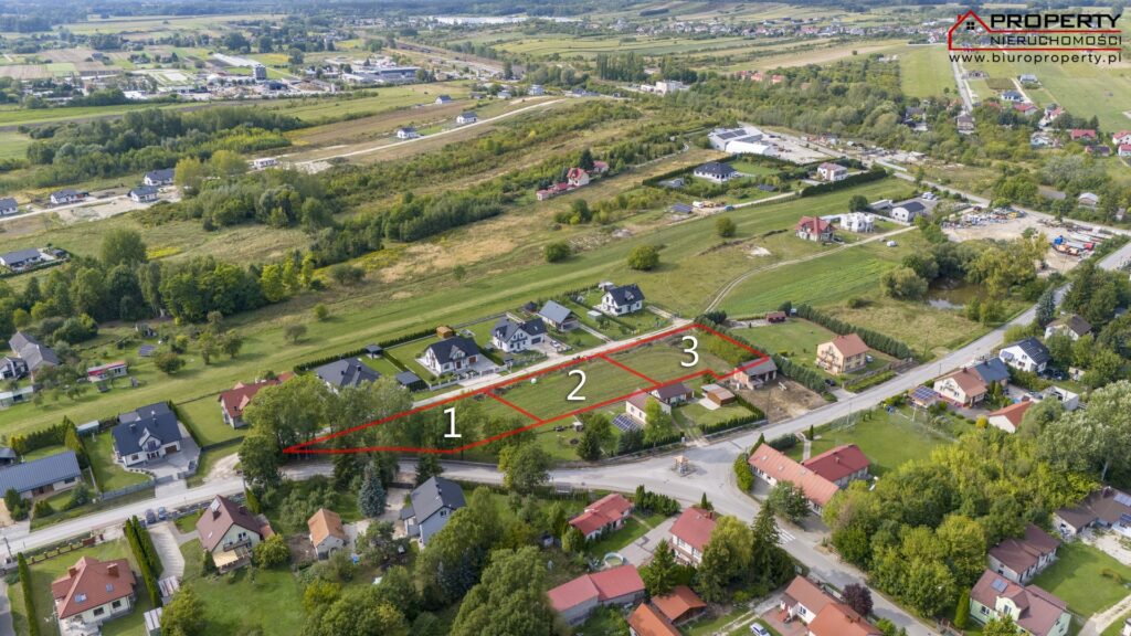 Działki budowlane w Siesławicach 1100m²-1285m² tuż obok Buska-Zdroju