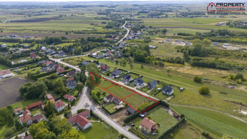 Działki budowlane w Siesławicach 1100m²-1285m² tuż obok Buska-Zdroju