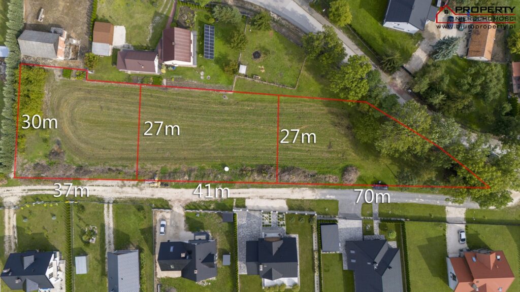 Działki budowlane w Siesławicach 1100m²-1285m² tuż obok Buska-Zdroju