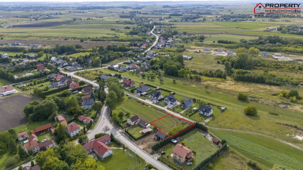 Działka budowlana w Siesławicach 1100m² tuż obok Buska-Zdroju