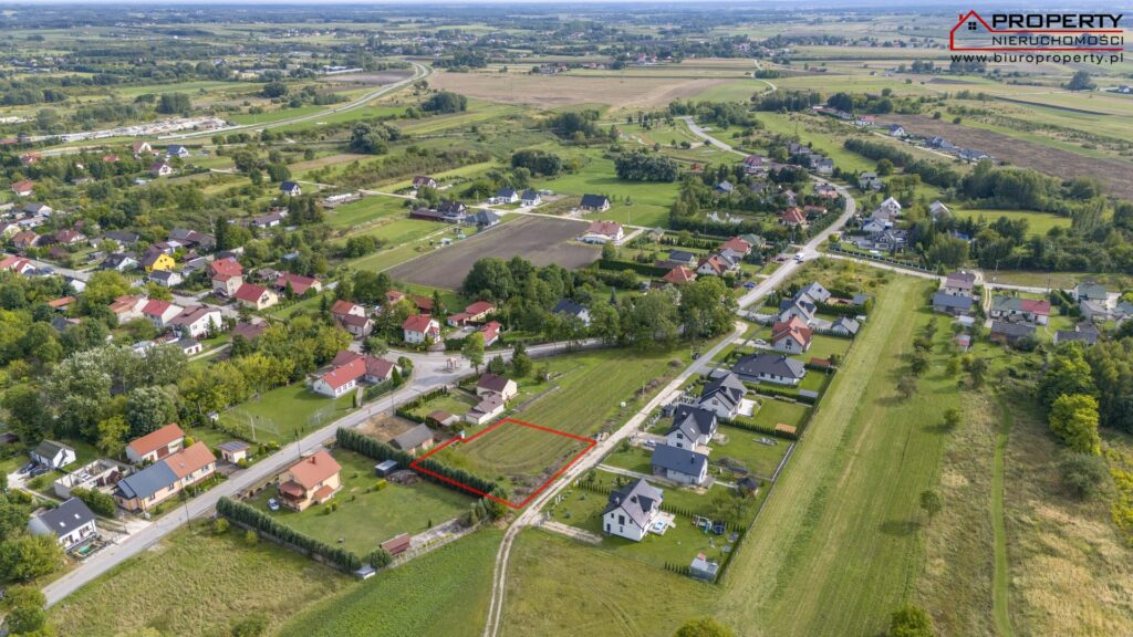 Działka budowlana w Siesławicach 1100m² tuż obok Buska-Zdroju