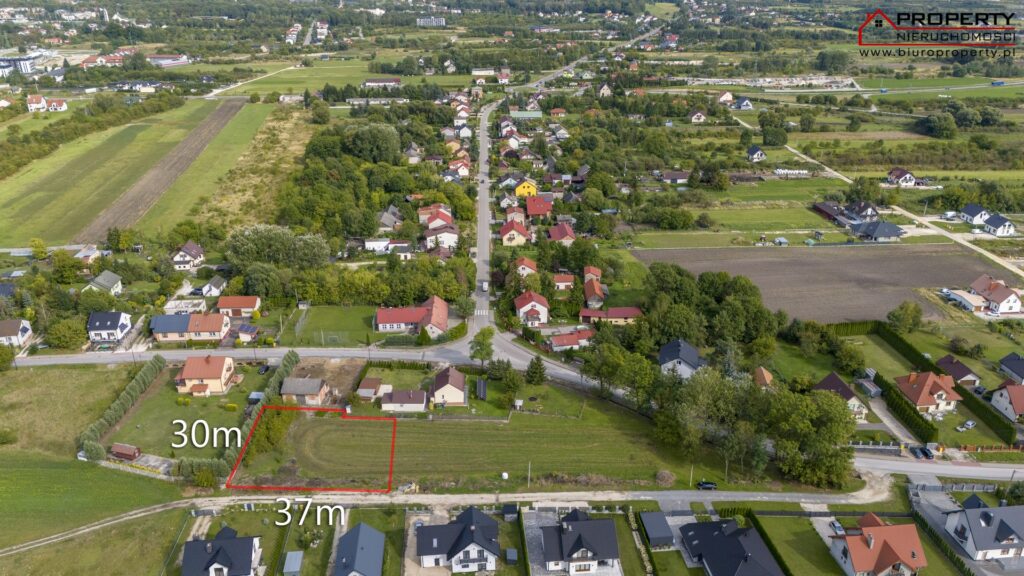 Działka budowlana w Siesławicach 1100m² tuż obok Buska-Zdroju