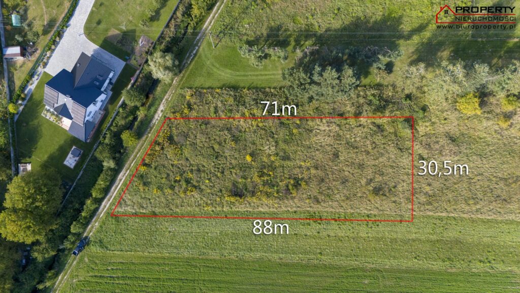 Działka budowlana 2400m² w Siesławicach – przy strefie Zdrojowej Buska-Zdroju