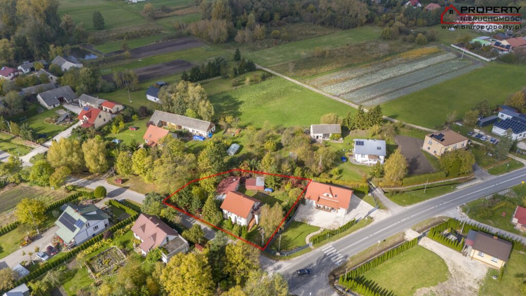 Dom 116m² na działce 1500m² – Radzanów, gmina Busko-Zdrój