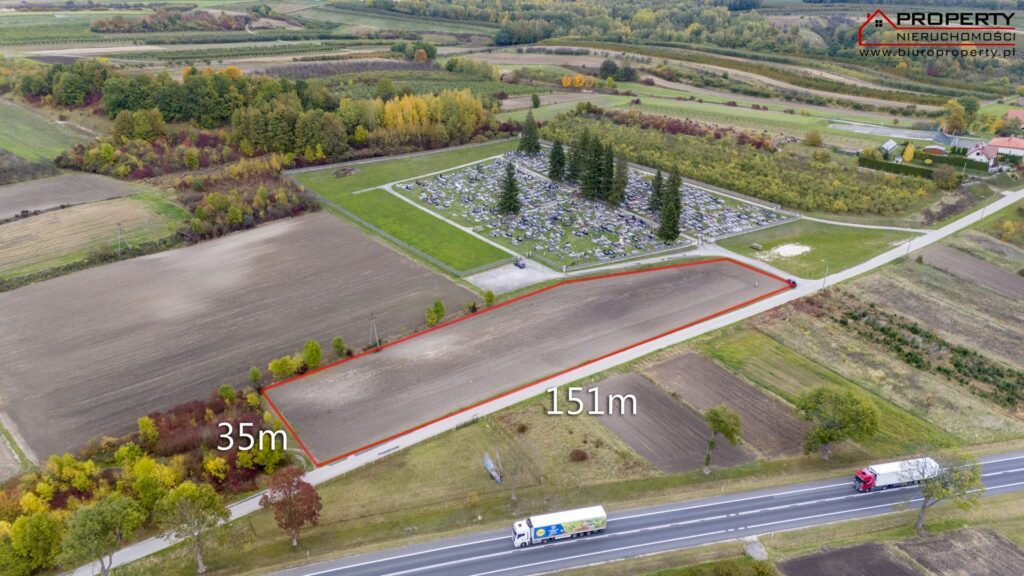Działka rolna 5700 m² – Szczaworyż, gm. Busko-Zdrój