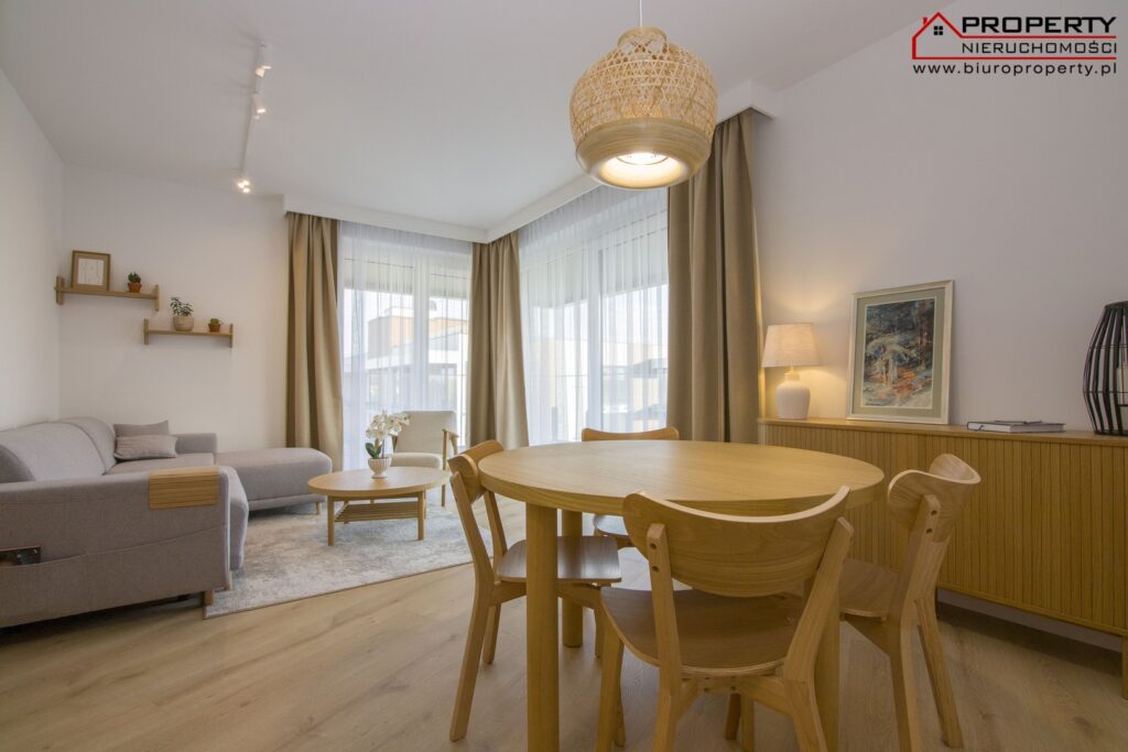 Wykończony apartament 46,87m2 z tarasem 27m² – HYGGE, Busko-Zdrój