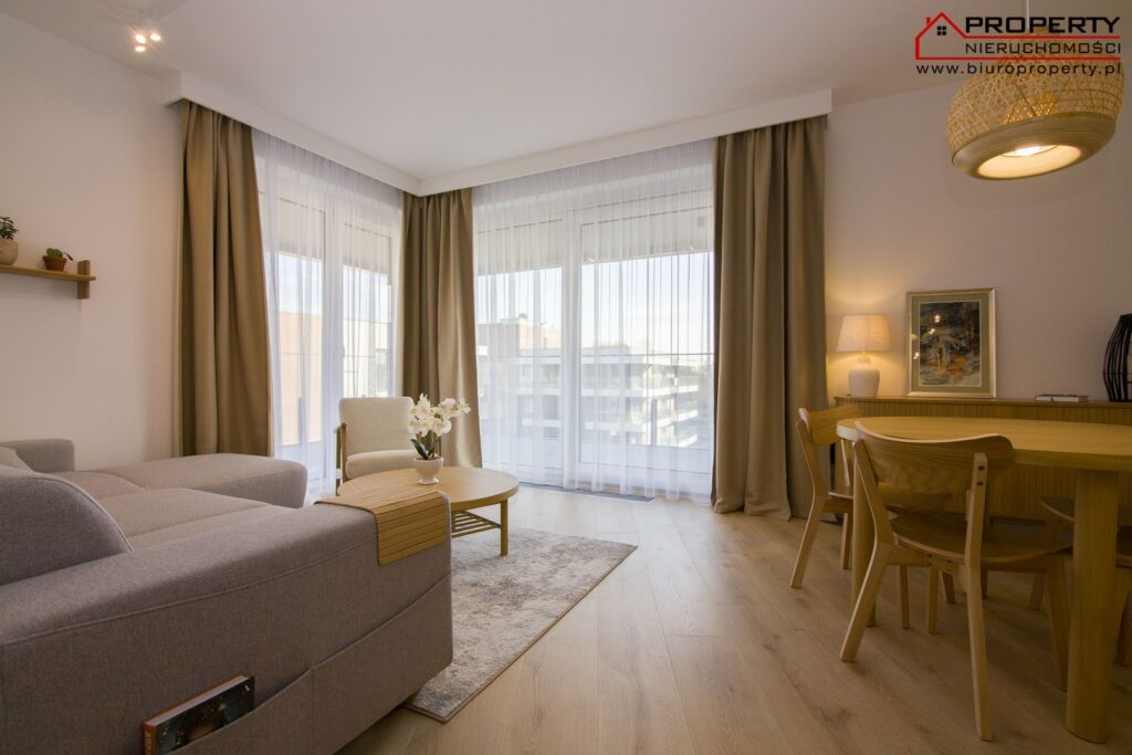 Wykończony apartament 46,87m2 z tarasem 27m² – HYGGE, Busko-Zdrój
