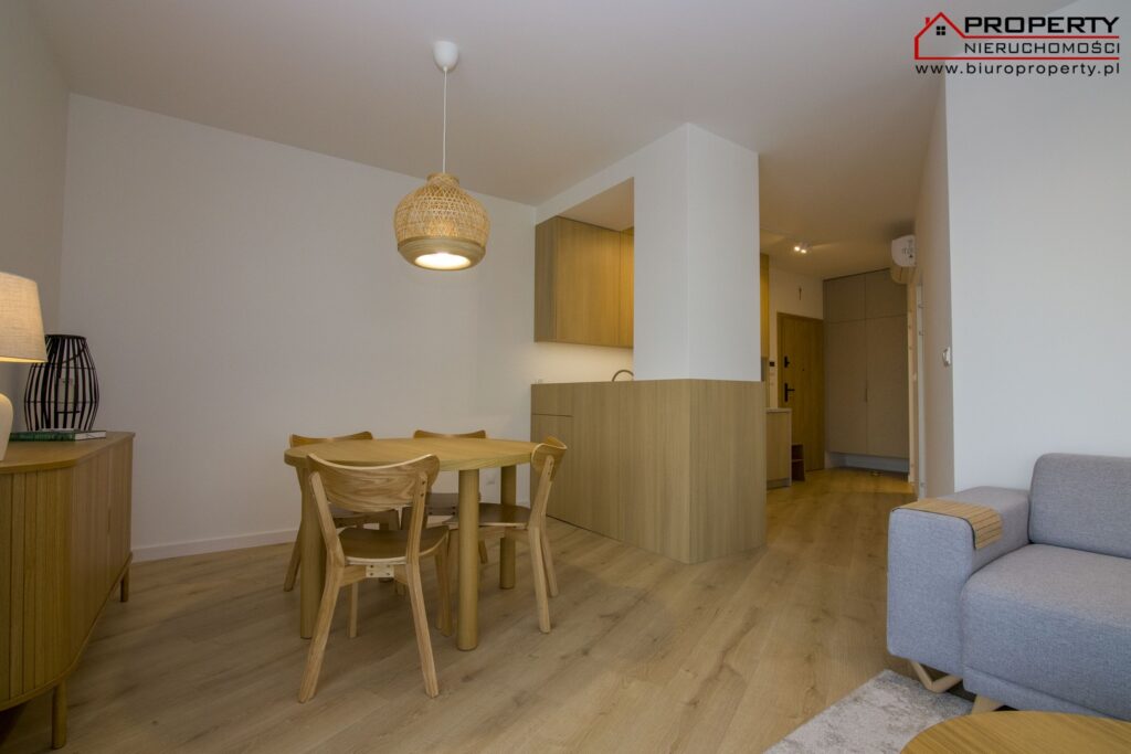 Wykończony apartament 46,87m2 z tarasem 27m² – HYGGE, Busko-Zdrój