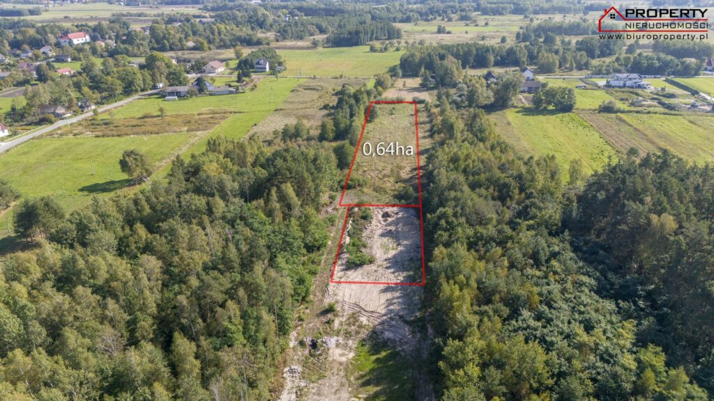 Działka przy lesie 1542m2 z pozwoleniem na budowę – Janina
