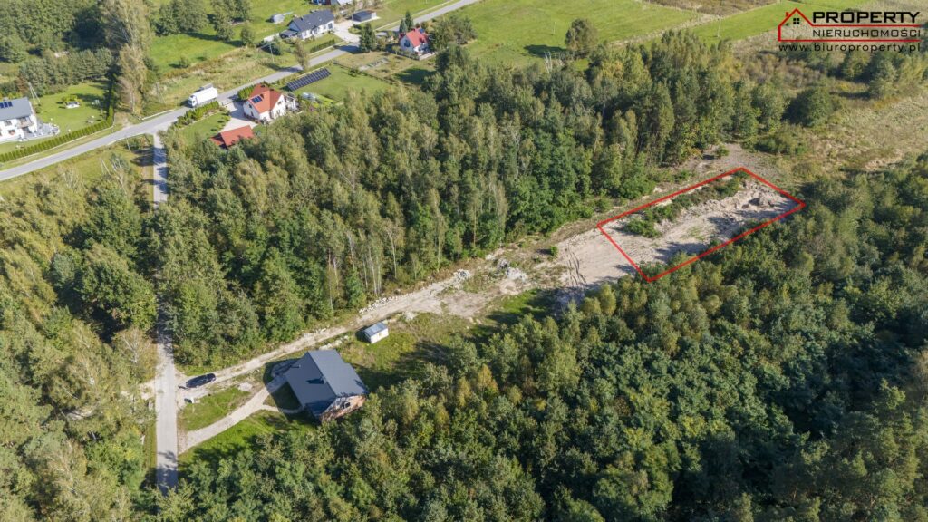 Działka przy lesie 1542m2 z pozwoleniem na budowę – Janina
