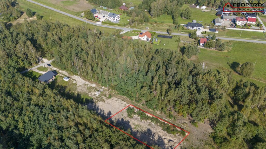 Działka przy lesie 1542m2 z pozwoleniem na budowę – Janina