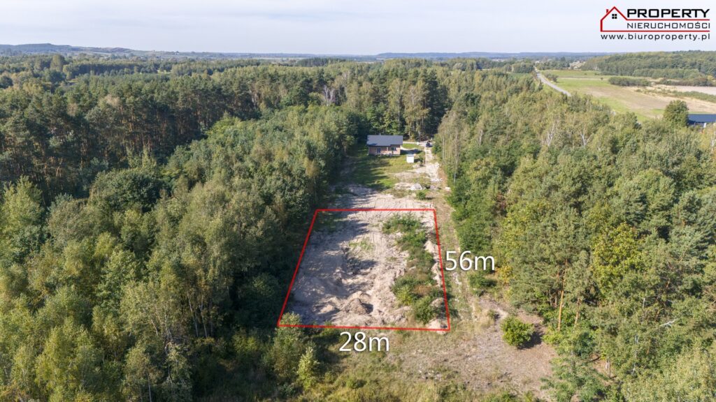 Działka przy lesie 1542m2 z pozwoleniem na budowę – Janina